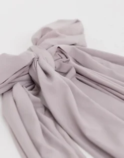 TFNC Plus Bridesmaid Exclusive Multiway Maxi Dress In Grey -RIVER ISLAND || PULL & BEAR || ONLY Sales Store 11146098 4