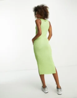 Barbour International Silvestro Knit Tank Dress In Lime -RIVER ISLAND || PULL & BEAR || ONLY Sales Store 204147164 3