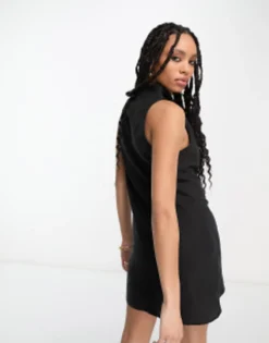 ASOS DESIGN Cowl Neck Sleeveless Mini Dress In Black -RIVER ISLAND || PULL & BEAR || ONLY Sales Store 204217081 4