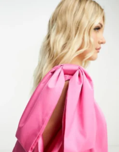 Forever New One Sleeve Mini Dress In Pink -RIVER ISLAND || PULL & BEAR || ONLY Sales Store 204333000 4