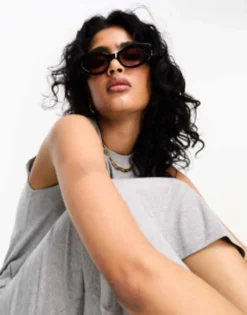 ASOS DESIGN Sleeveless Maxi Dress In Grey Marl -RIVER ISLAND || PULL & BEAR || ONLY Sales Store 204593211 4