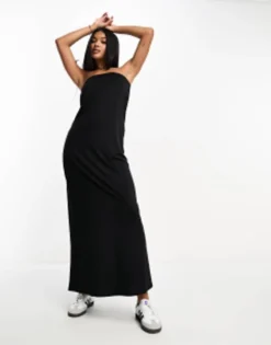 ASOS DESIGN Bandeau Maxi Dress In Chartreuse -RIVER ISLAND || PULL & BEAR || ONLY Sales Store 205207544 1 black